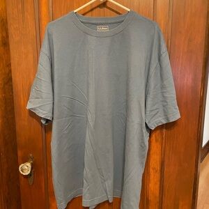 L.L. Bean Green Short Sleeve Tee Classic Crew XXL